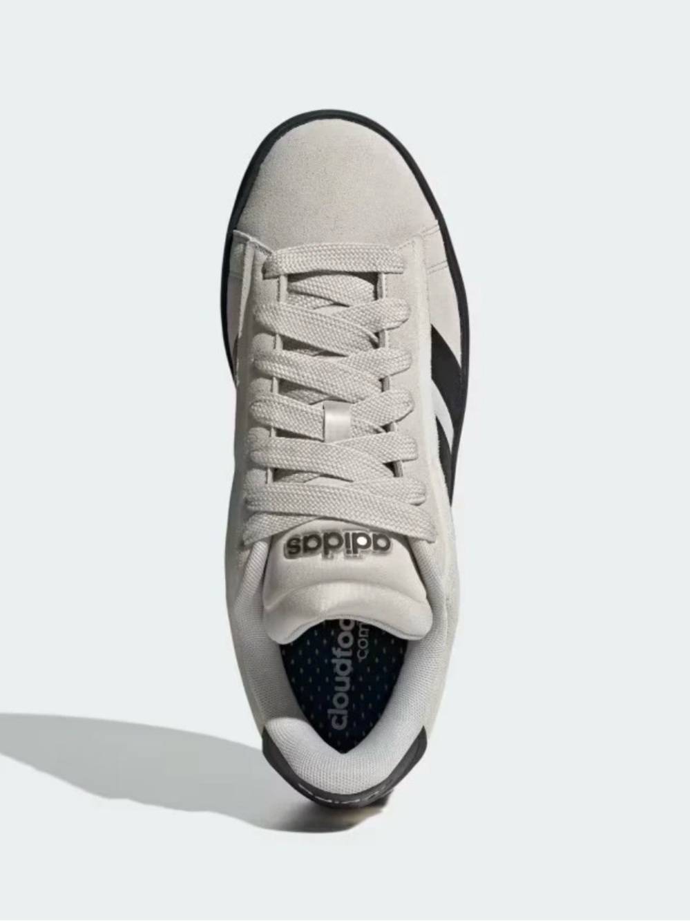 Adidas Grand Court Alpha Men’s Sneakers | Grey One / Core Black | Suede | NWT - Picture 10 of 15